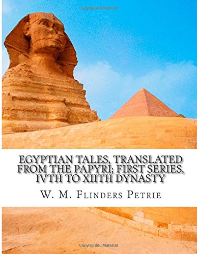جلد کتاب Egyptian Tales, Translated from the Papyri: First series