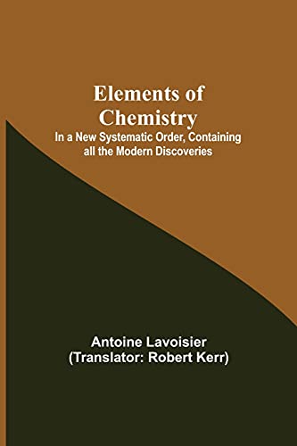 جلد کتاب Elements of Chemistry, In a New Systematic Order