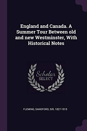 جلد کتاب England and Canada