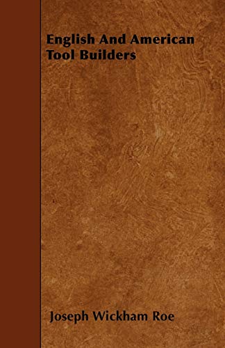 جلد کتاب English and American Tool Builders
