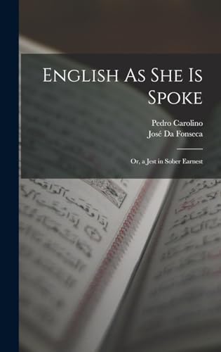جلد کتاب English as she is spoke