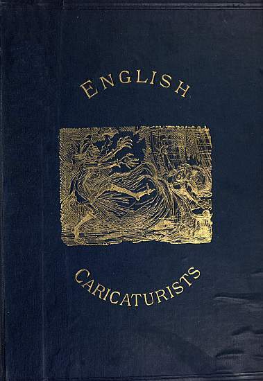 جلد کتاب English Caricaturists and Graphic Humourists of the Nineteenth Century