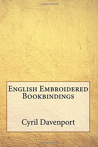 جلد کتاب English Embroidered Bookbindings