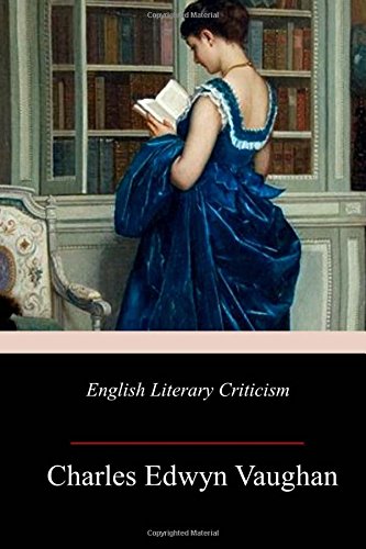 جلد کتاب English Literary Criticism