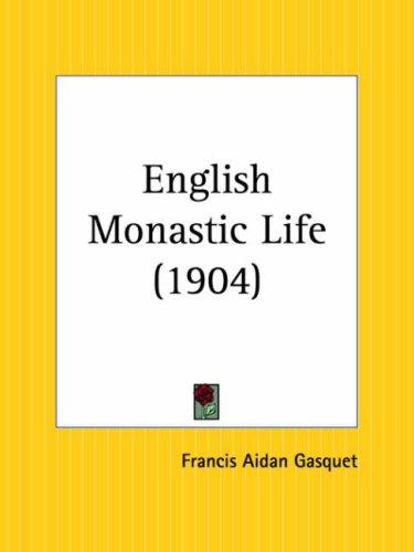 جلد کتاب English Monastic Life