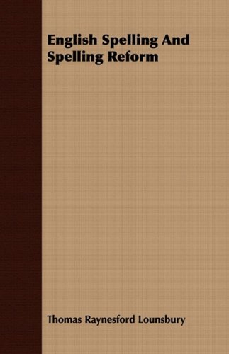 جلد کتاب English Spelling and Spelling Reform