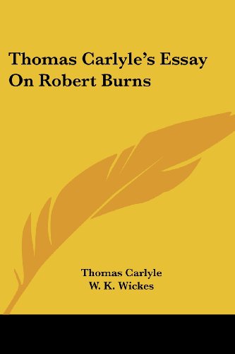 جلد کتاب Essay on Burns