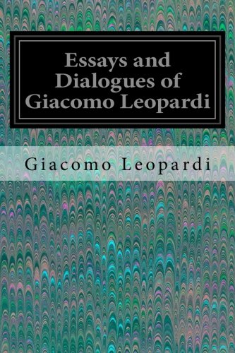 جلد کتاب Essays and Dialogues