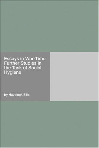 جلد کتاب Essays in War-Time