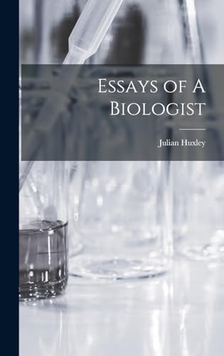 جلد کتاب Essays of a Biologist