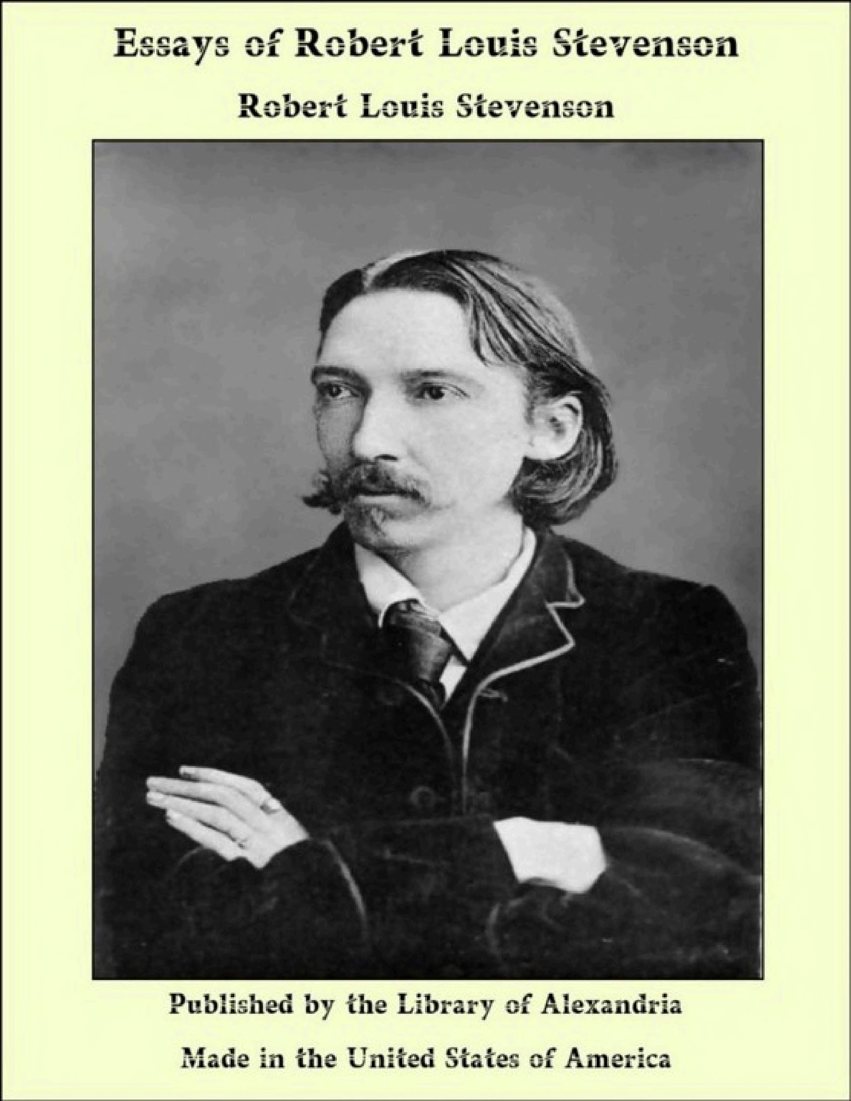 جلد کتاب Essays of Robert Louis Stevenson