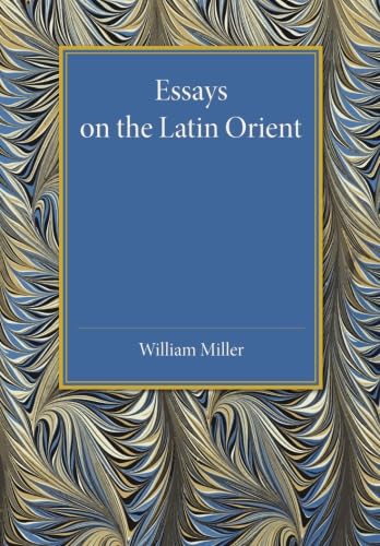جلد کتاب Essays on the Latin Orient