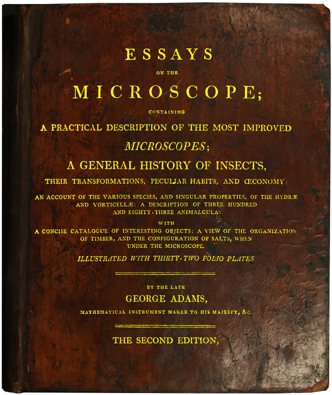 جلد کتاب Essays on the Microscope