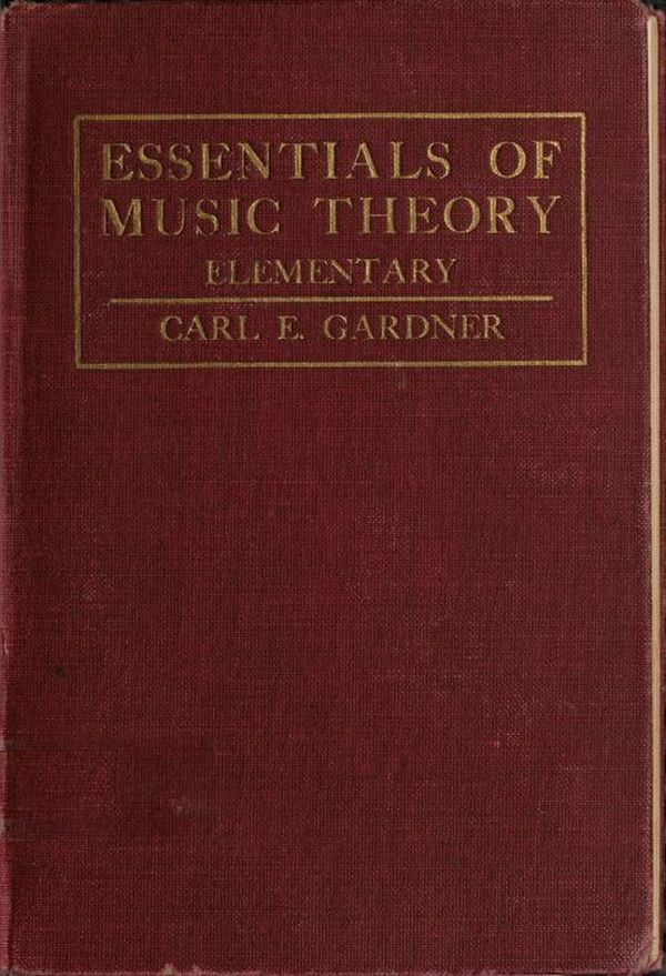 جلد کتاب Essentials of Music Theory: Elementary