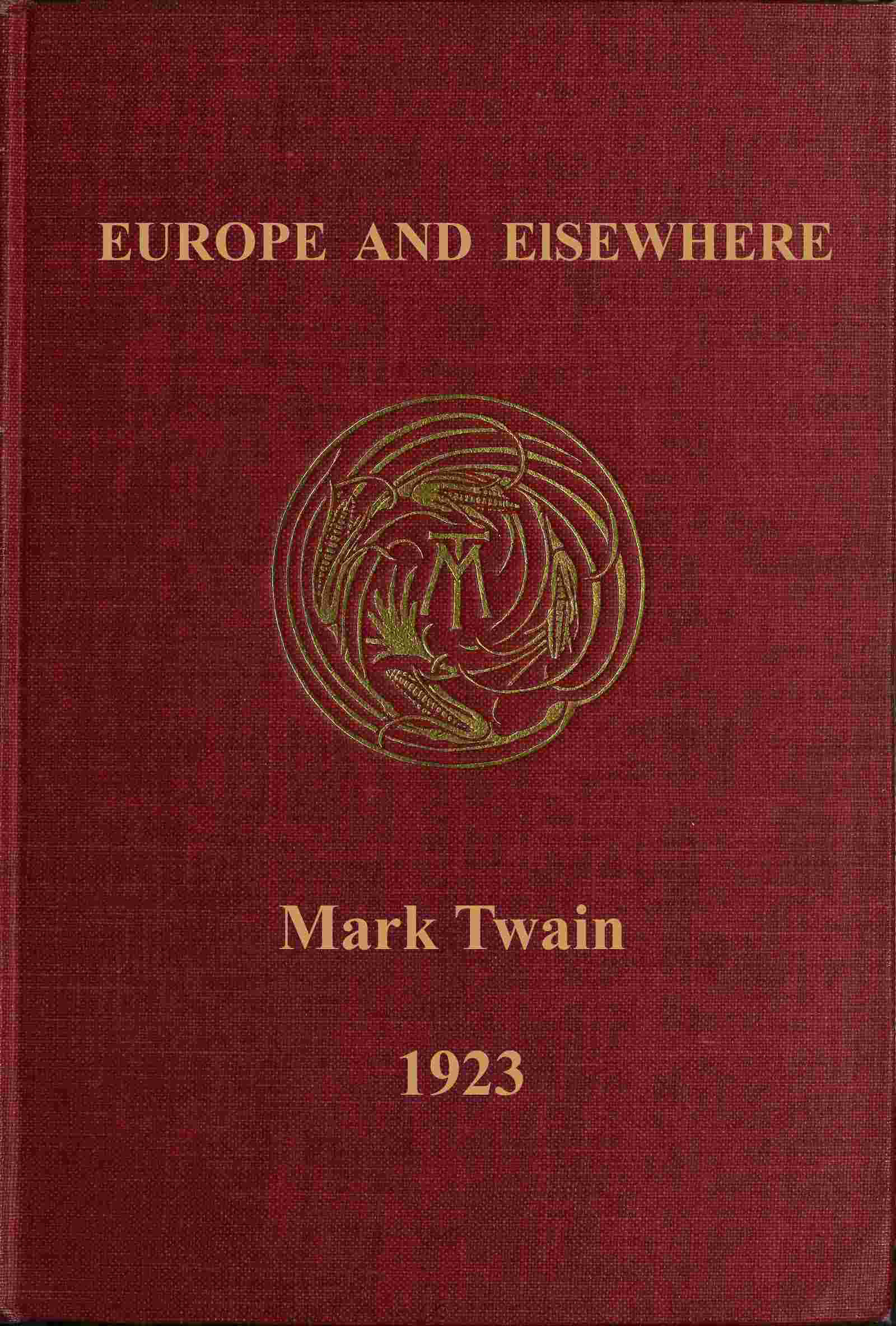جلد کتاب Europe and Elsewhere