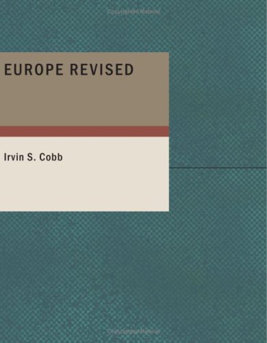 جلد کتاب Europe Revised