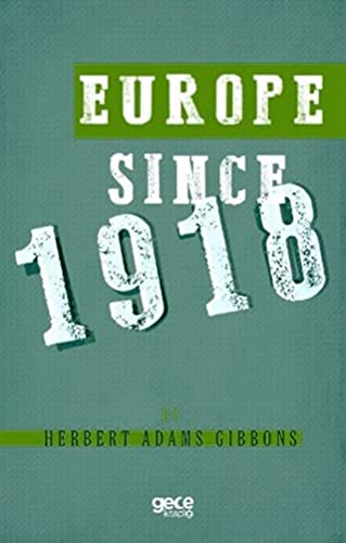 جلد کتاب Europe Since 1918
