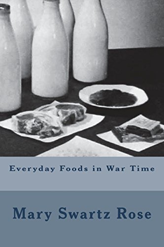 جلد کتاب Everyday Foods in War Time