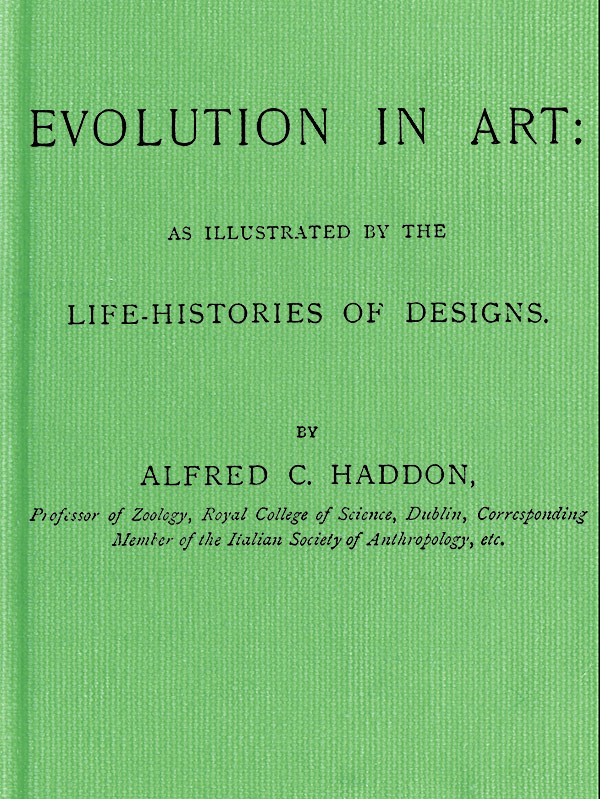 جلد کتاب Evolution in Art