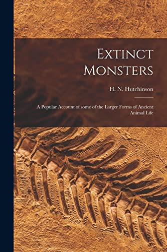 جلد کتاب Extinct Monsters