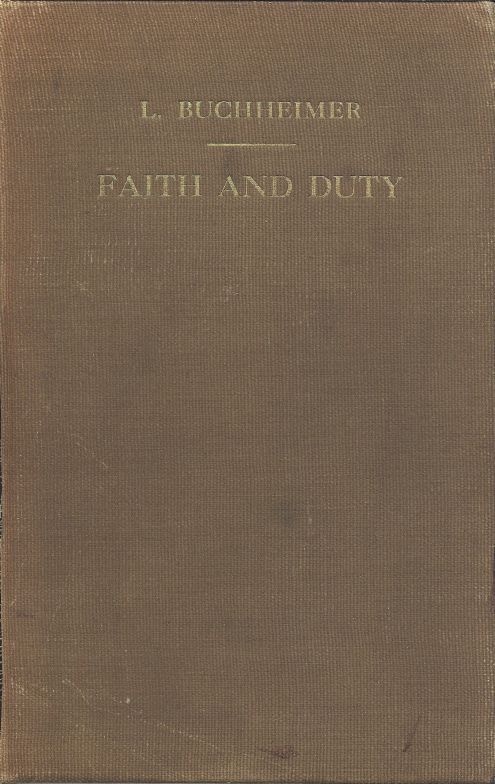 جلد کتاب Faith and Duty: Sermons on Free Texts, with Reference to the Church-Year