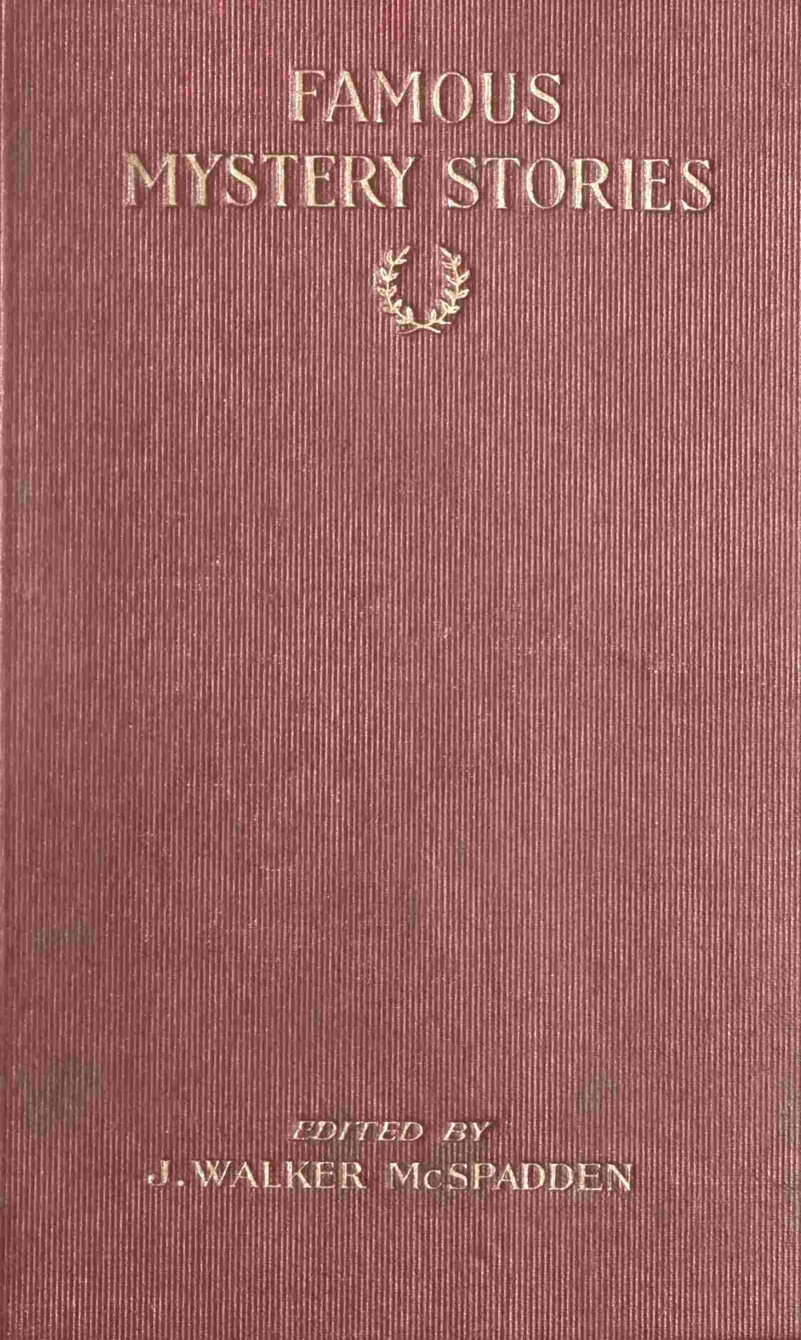 جلد کتاب Famous Mystery Stories