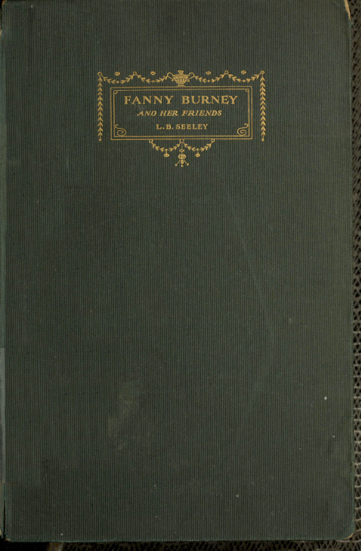 جلد کتاب Fanny Burney and Her Friends