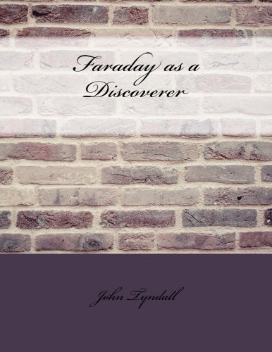 جلد کتاب Faraday as a Discoverer