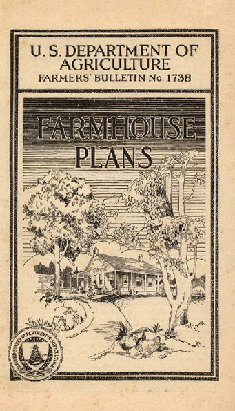 جلد کتاب Farmhouse Plans