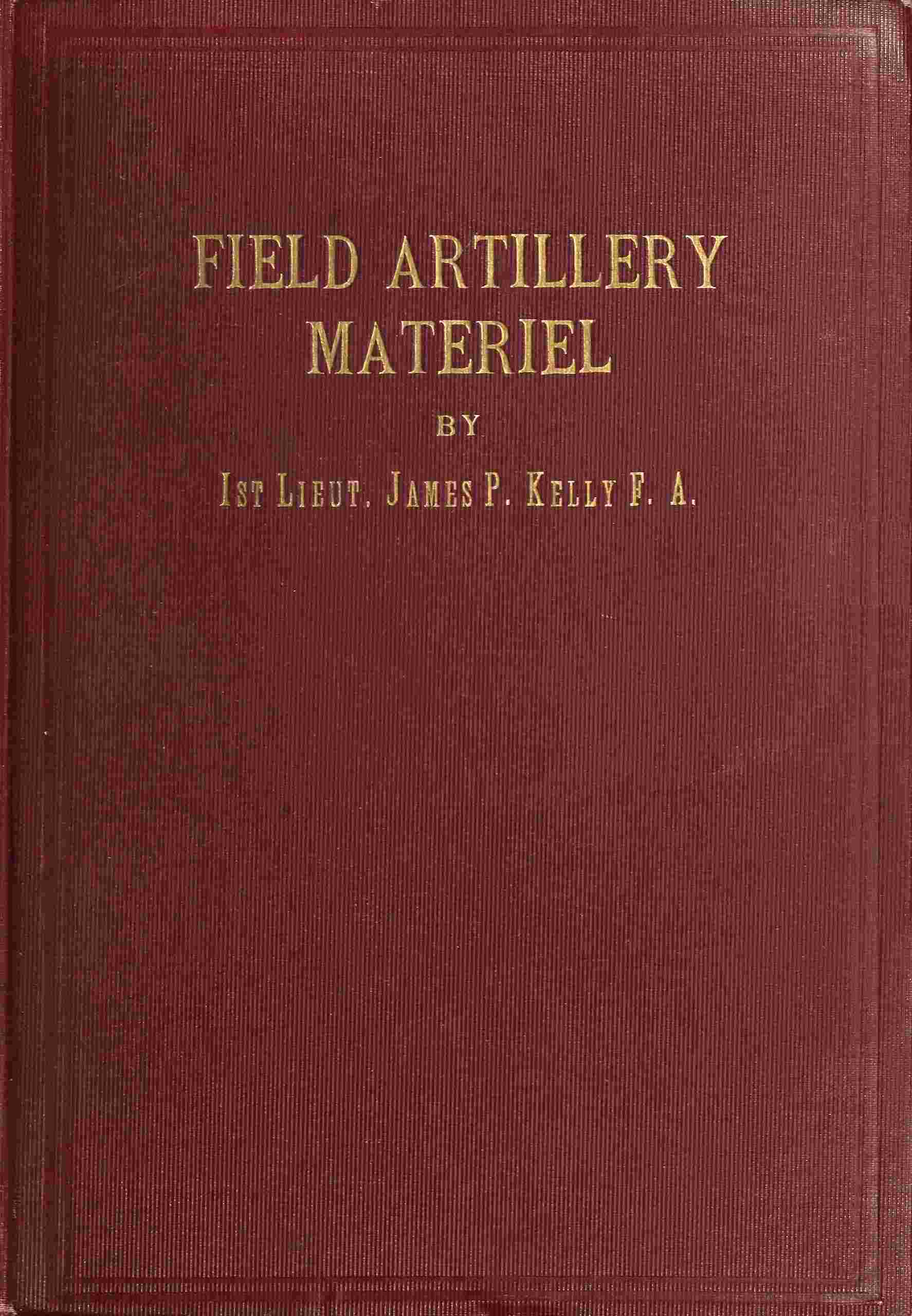 جلد کتاب Field Artillery Materiel