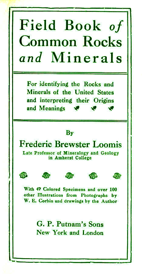 جلد کتاب Field Book of Common Rocks and Minerals