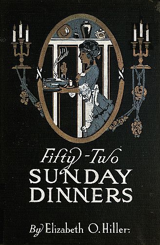جلد کتاب Fifty-two Sunday Dinners
