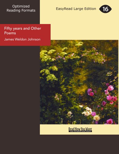 جلد کتاب Fifty Years, & Other Poems