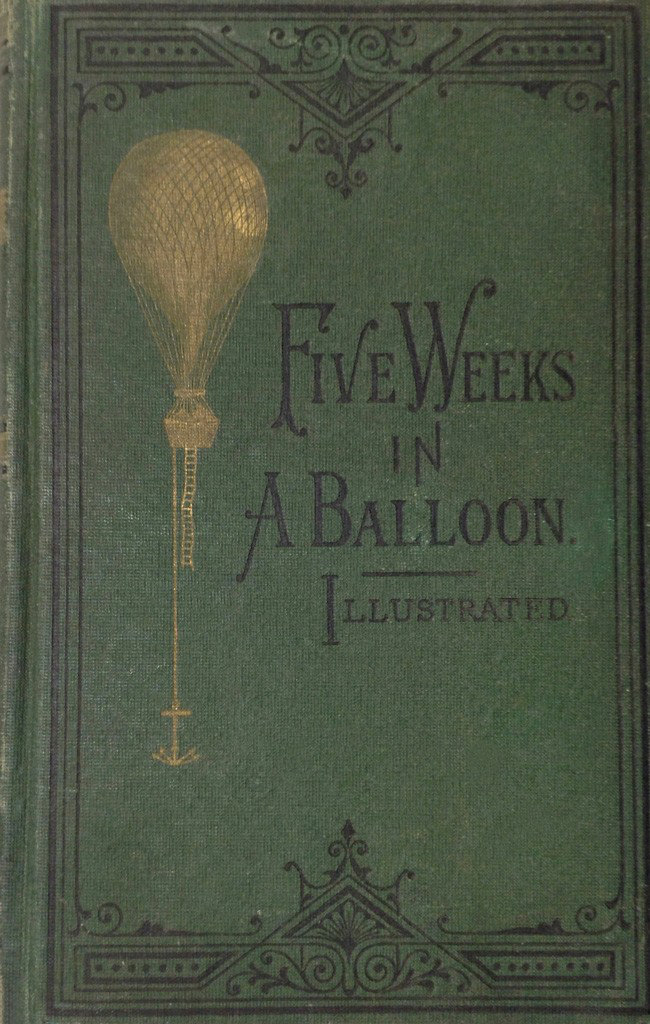 جلد کتاب Five Weeks in a Balloon