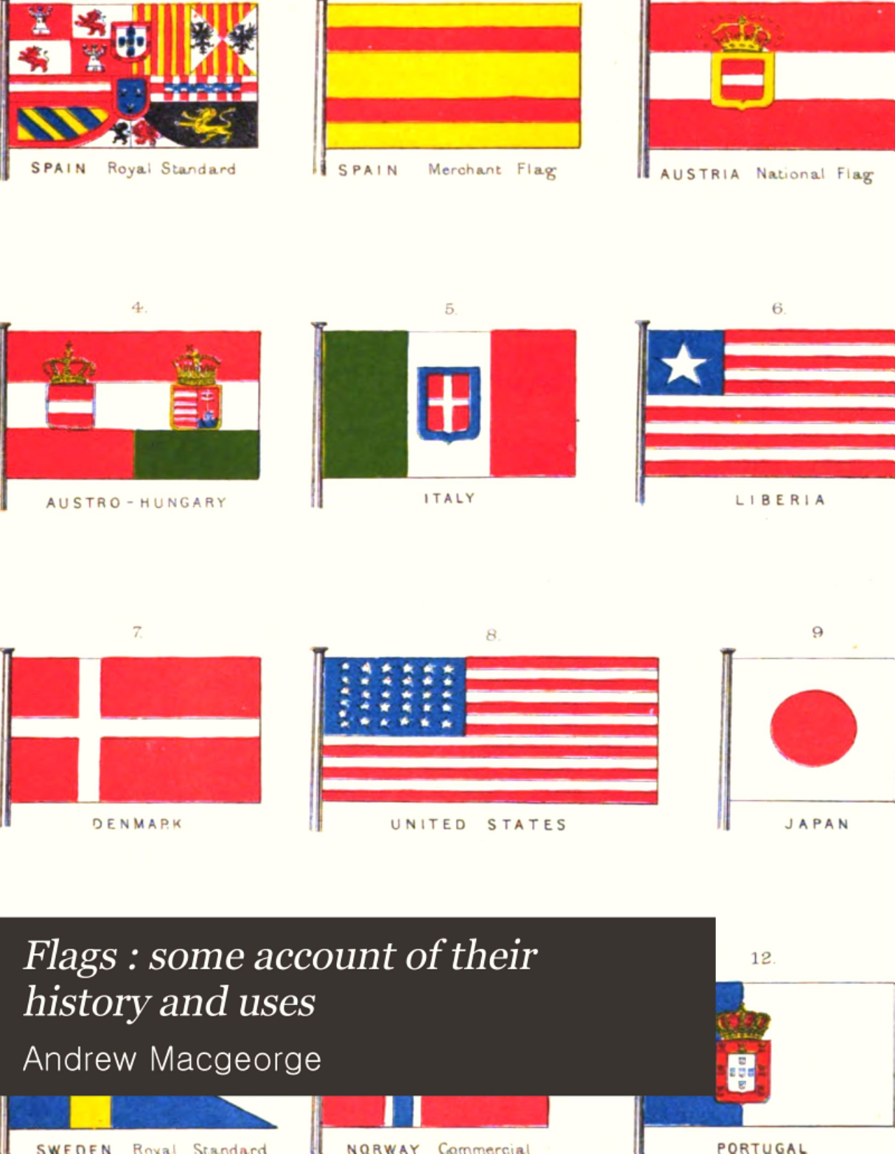 جلد کتاب Flags: Some Account of their History and Uses