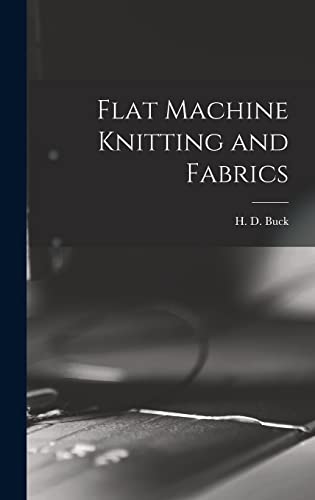 جلد کتاب Flat Machine Knitting and Fabrics