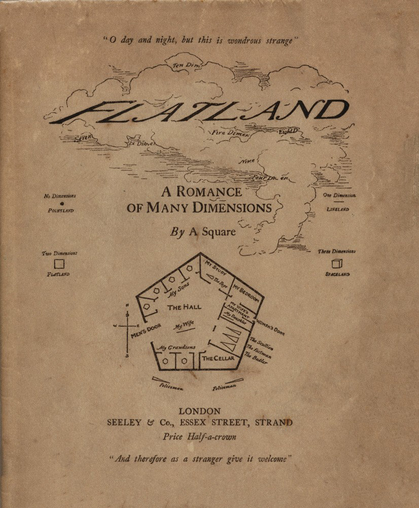 جلد کتاب Flatland: A Romance of Many Dimensions