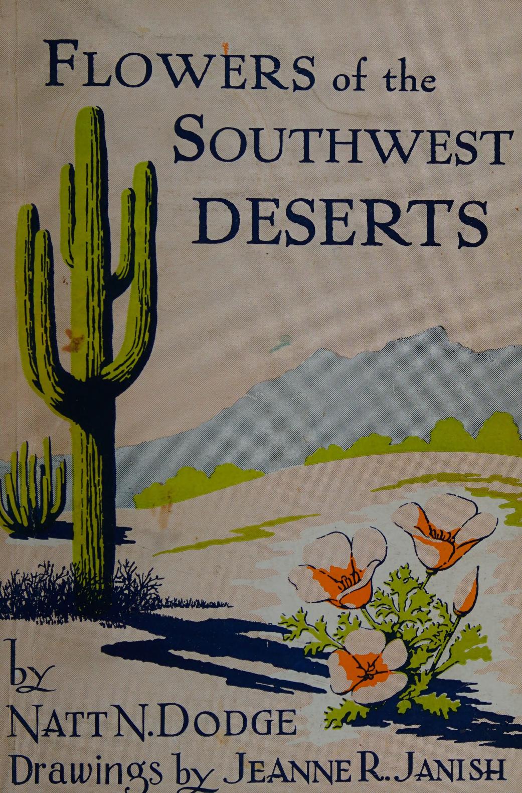 جلد کتاب Flowers of the Southwest Deserts