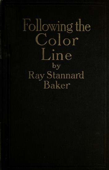 جلد کتاب Following the Color Line