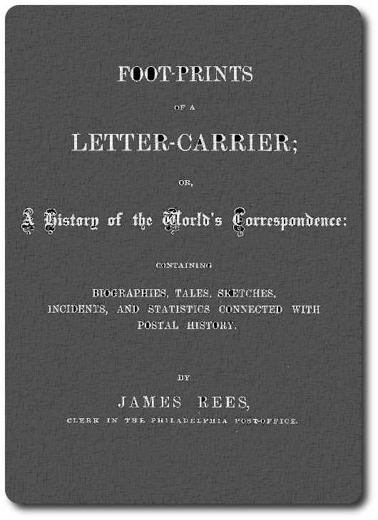 جلد کتاب Foot-prints of a Letter Carrier
