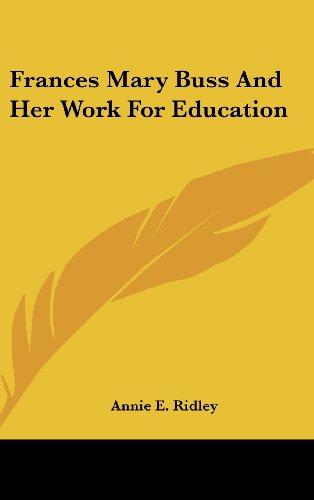 جلد کتاب Frances Mary Buss and Her Work for Education