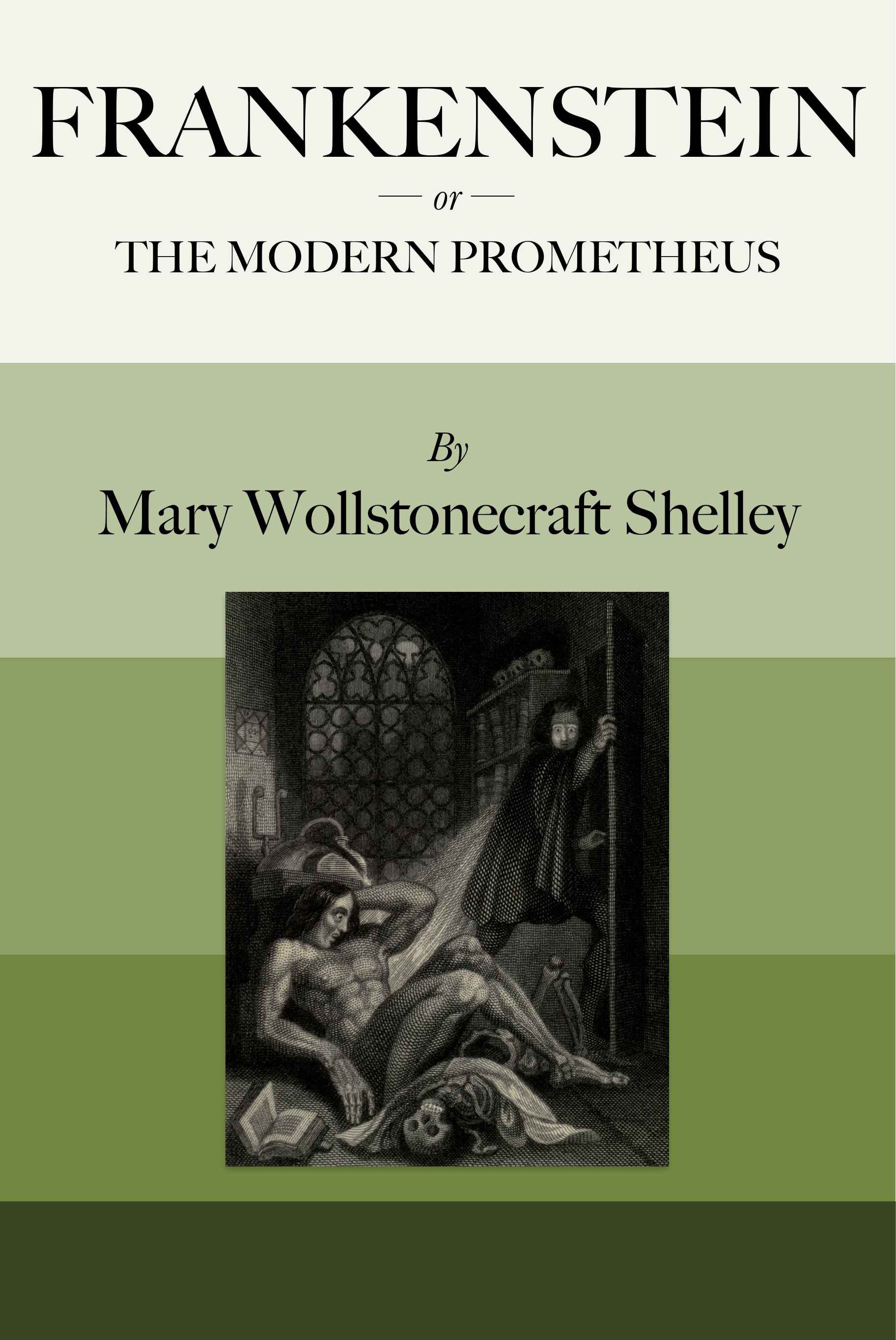 جلد کتاب Frankenstein; or, The Modern Prometheus