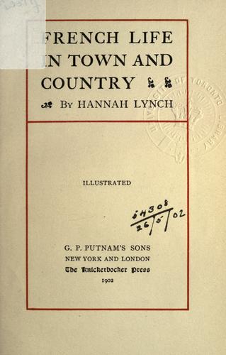 جلد کتاب French life in town and country