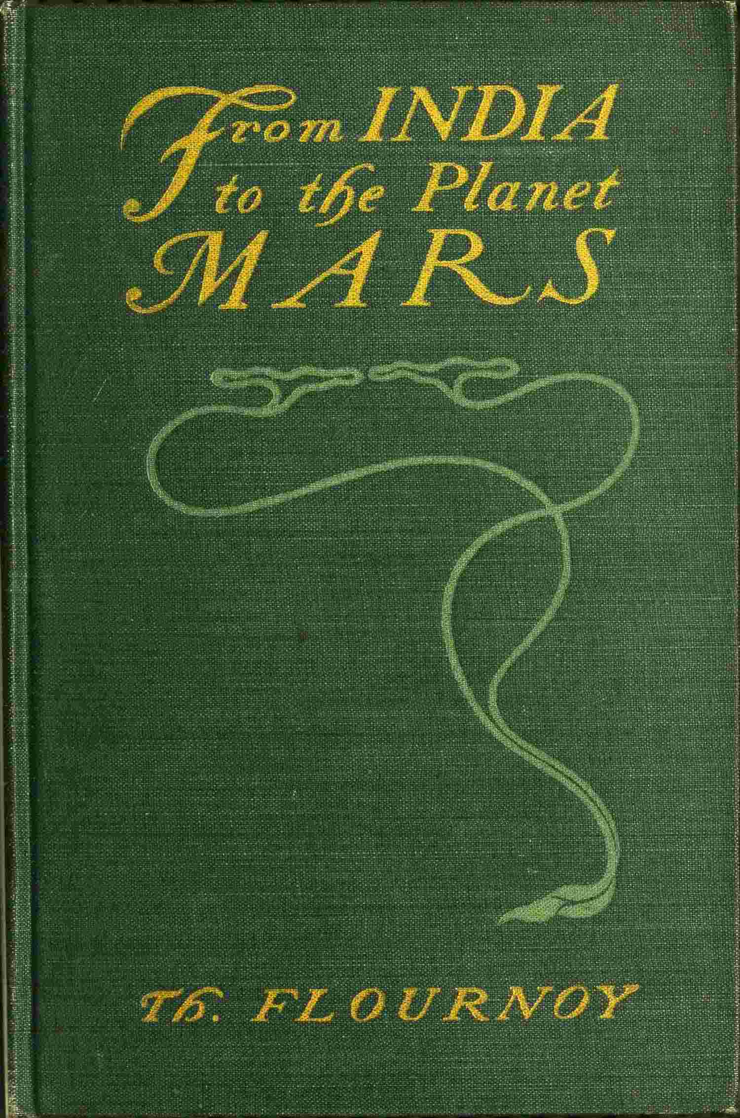 جلد کتاب From India to the planet Mars