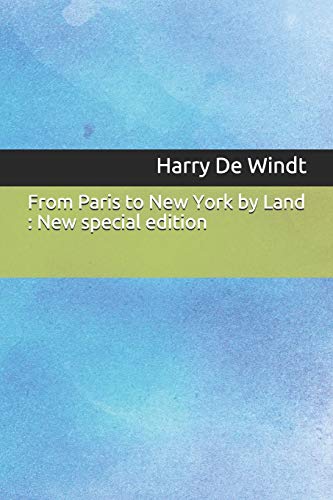 جلد کتاب From Paris to New York by Land