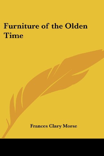 جلد کتاب Furniture of the Olden Time