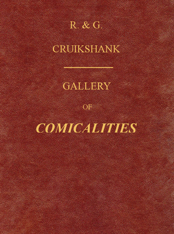 جلد کتاب Gallery of Comicalities; Embracing Humorous Sketches