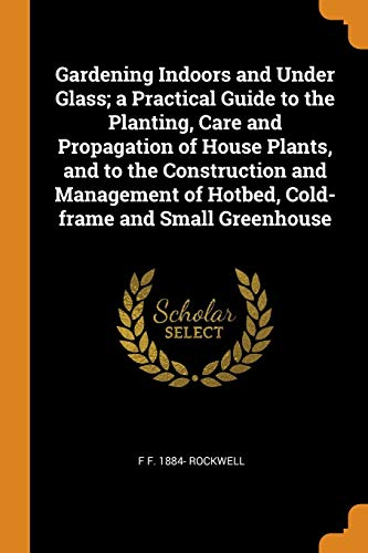 جلد کتاب Gardening Indoors and Under Glass