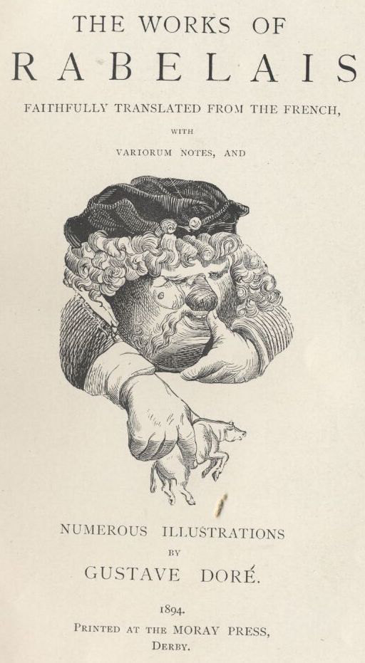 جلد کتاب Gargantua and Pantagruel