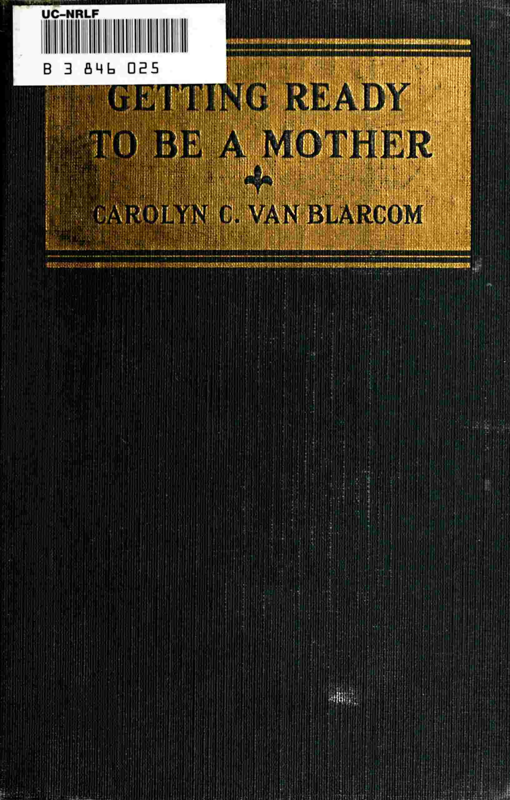 جلد کتاب Getting Ready to Be a Mother